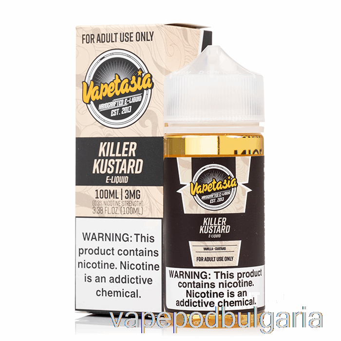 Vape Течности Killer Kustard - Vapetasia - 100ml 3mg